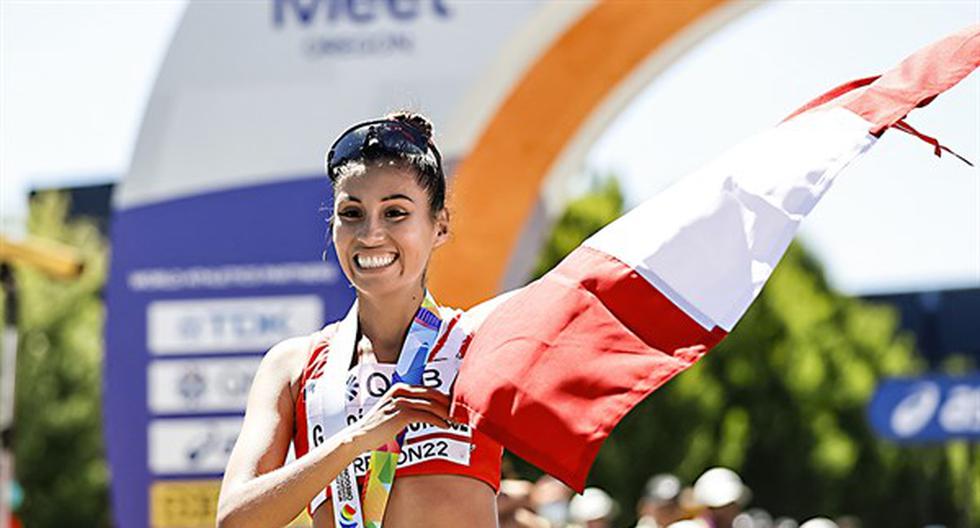 ¡Orgullo peruano! Kimberly García ganó la medalla de plata en el Mundial de Atletismo