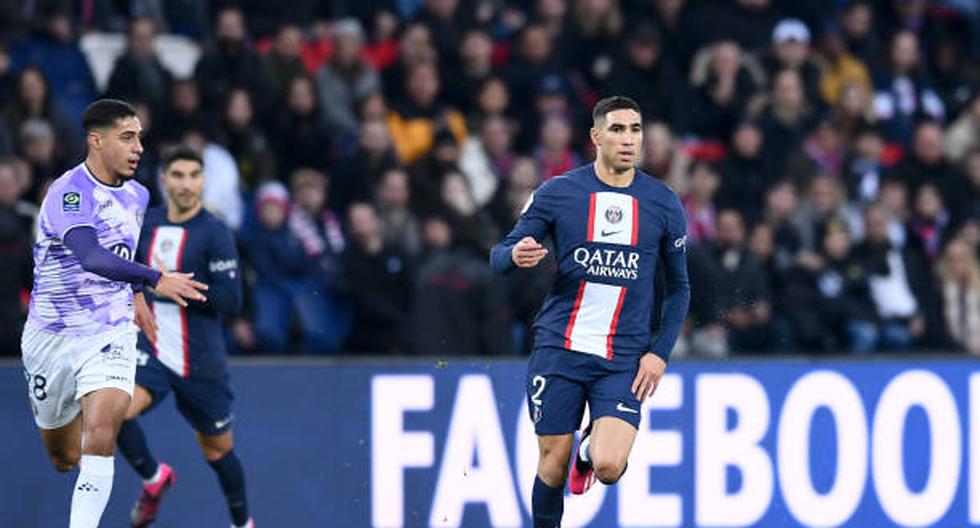 El golazo de Hakimi despúes de un casi olímpico de Messi en PSG vs. Toulouse por la Ligue 1 