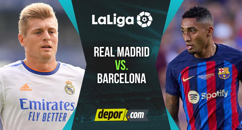 Barcelona vs. Real Madrid EN VIVO: minuto a minuto del partido por LaLiga vía DIRECTV Sports