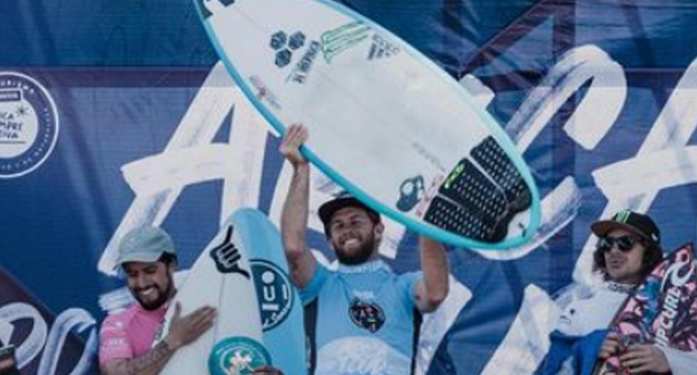 Orgullo: Miguel Tudela es el campeón del Arica Pro Tour del World Surf League