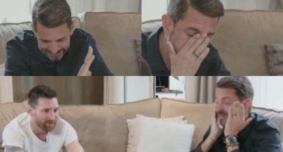 La emoción y llanto de un periodista tras entrevistar a Lionel Messi en su casa de París 