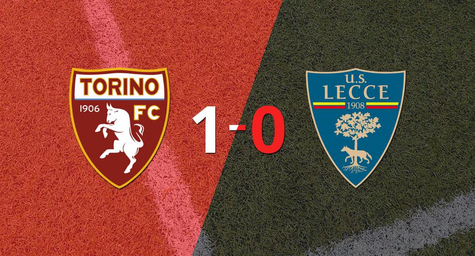 Torino defeated Lecce 1-0 at home.