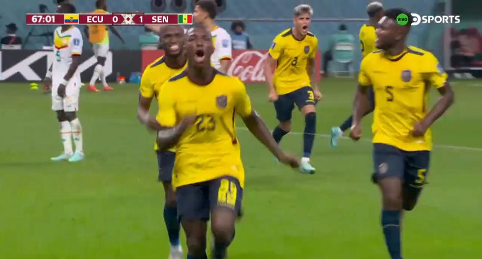 Reaccionó la ‘Tri’: gol de Moisés Caicedo para el 1-1 de Ecuador vs. Senegal 