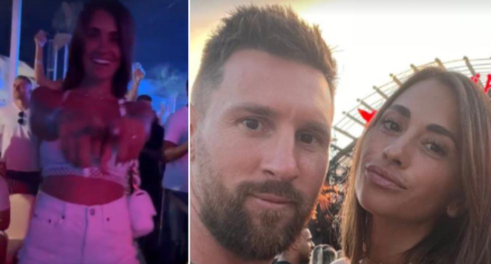 Messi graba a Antonella bailando y el video se vuelve viral