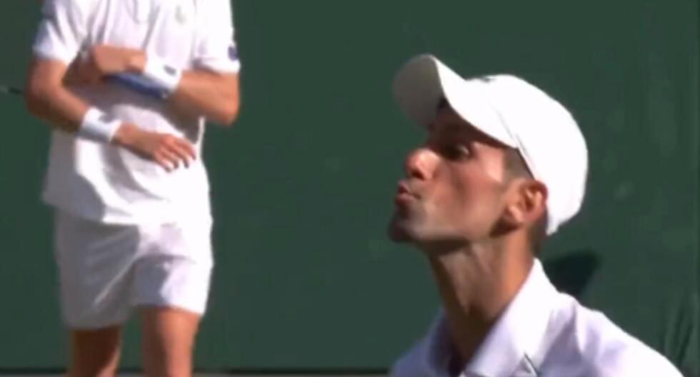 Mandó besos para la grada: la curiosa celebración de Djokovic tras llegar a la final del torneo de Wimbledon