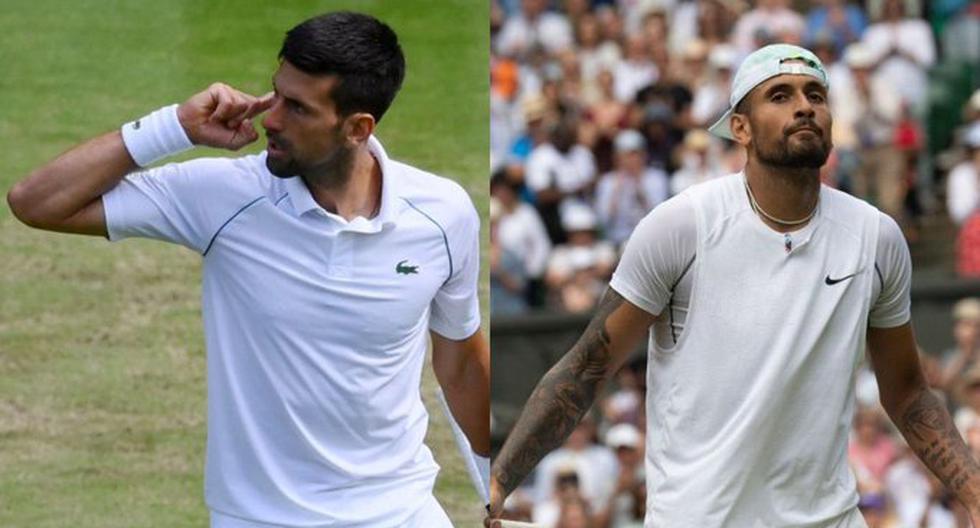 La curiosas publicaciones Novak Djokovic y Nick Kyrgios a un día de enfrentarse en Wimbledon