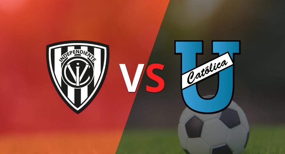 Termina el primer tiempo con una victoria para U. Católica (E) vs Independiente del Valle por 1-0