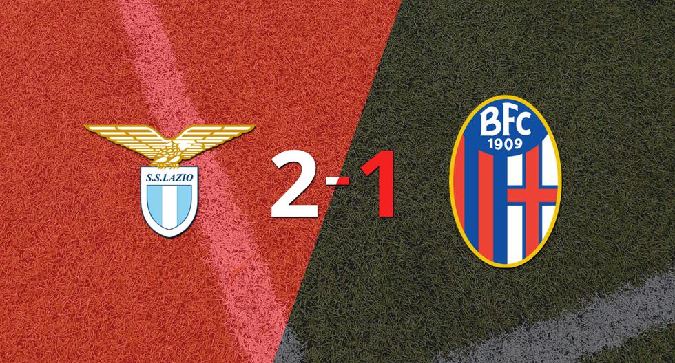 Lazio logra 3 puntos al vencer de local a Bologna 2-1