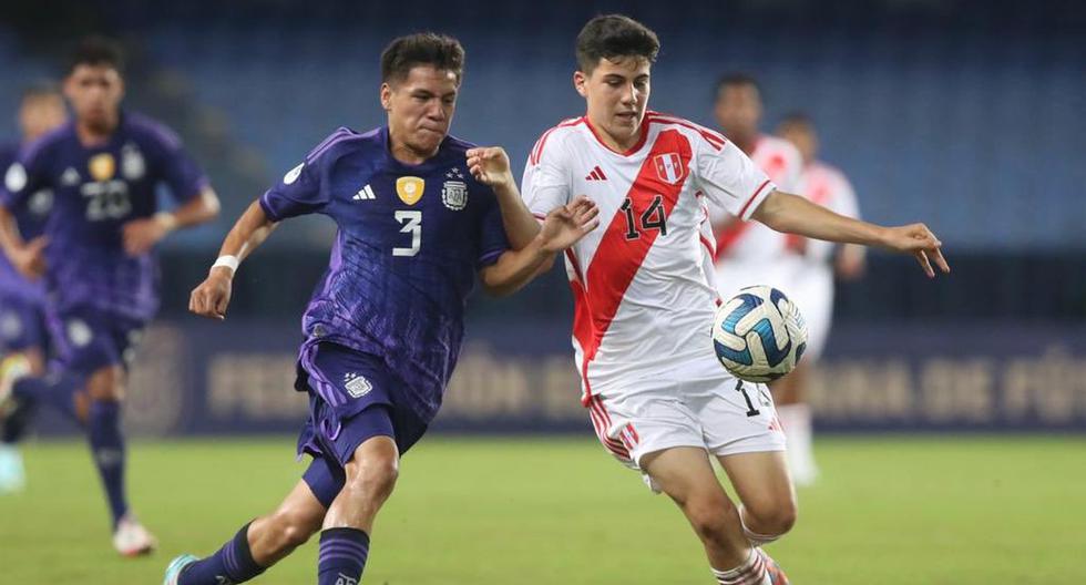 ¡Otro duro golpe! Perú perdió 3-0 ante Argentina, por el Sudamericano Sub 17