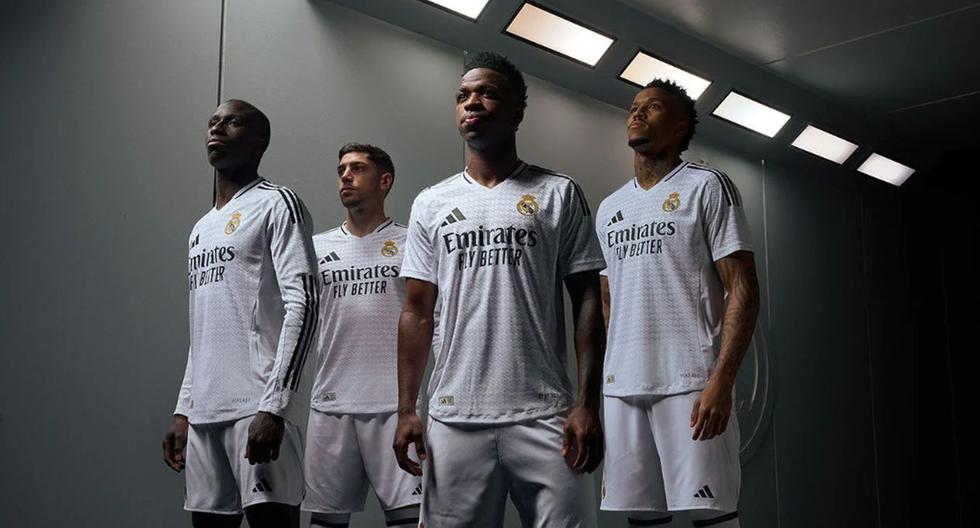 Las mejores imágenes de la nueva camiseta del Real Madrid, la primera que lucirá Mbappé [FOTOS]