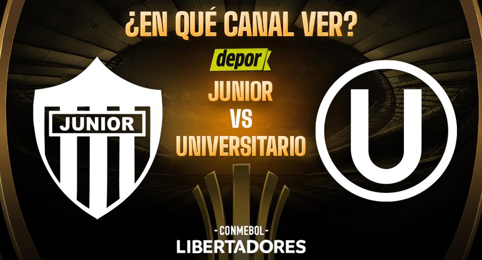 ¿En qué canal ver Junior vs. Universitario? Horarios del partido por Copa Libertadores