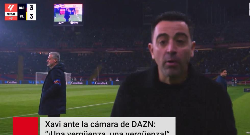 Xavi Hernández tras penal anulado al Barcelona por el VAR: “Es una vergüenza”