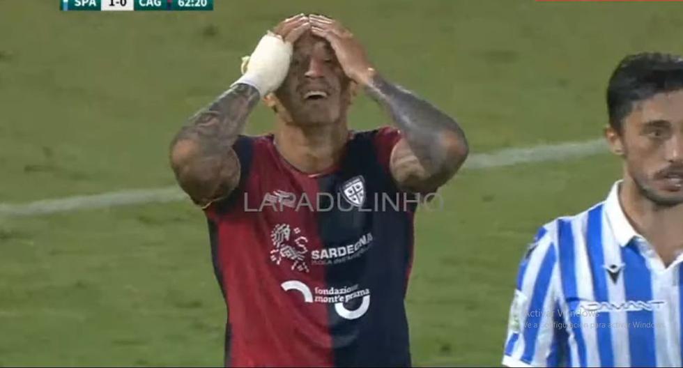 Se perdió el empate: Gianluca Lapadula falló penal a favor de Cagliari vs. Spal 
