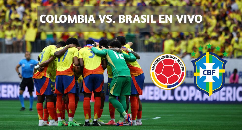 Colombia vs. Brasil EN VIVO: horario, TV, alineaciones y dónde ver partico Copa América 2024