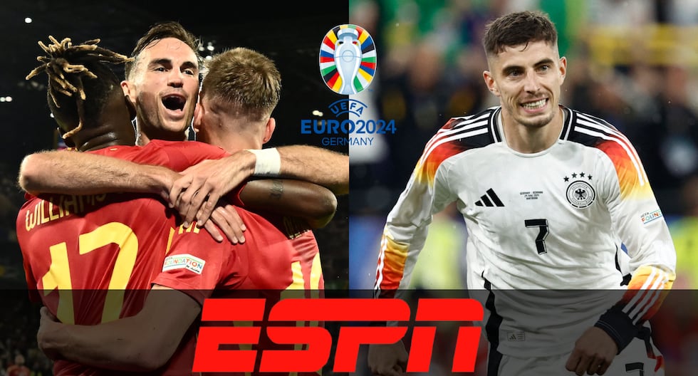 ESPN EN VIVO - cómo ver partido España vs. Alemania en TV y Fútbol Online