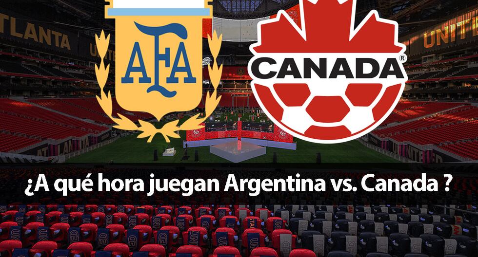 ¿A qué hora juega Argentina vs. Canadá con Messi por Copa América 2024?