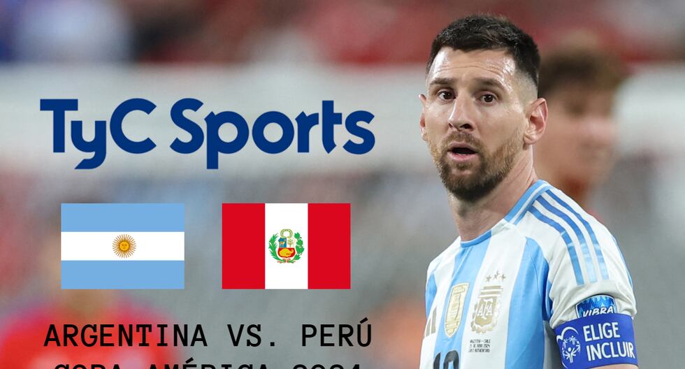 ▷ TyC Sports: EN VIVO GRATIS - mirá, Selección Argentina vs. Perú por Copa América 2024