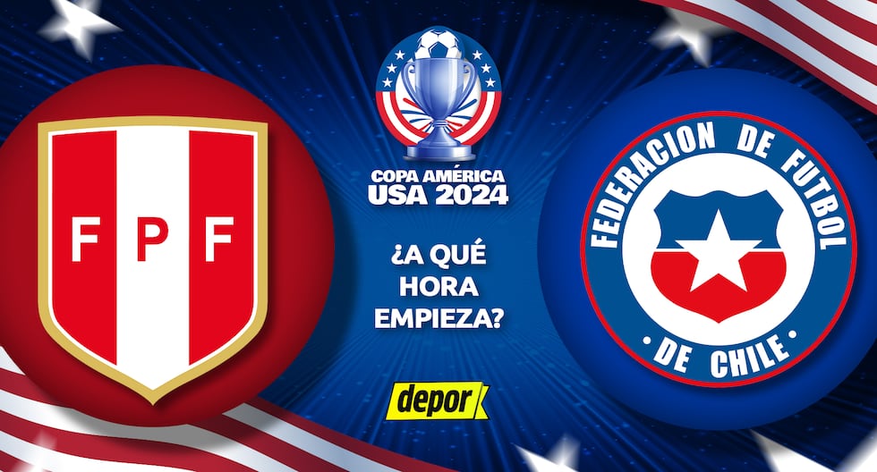¿A qué hora inicia el duelo de Perú vs Chile por Copa América 2024?