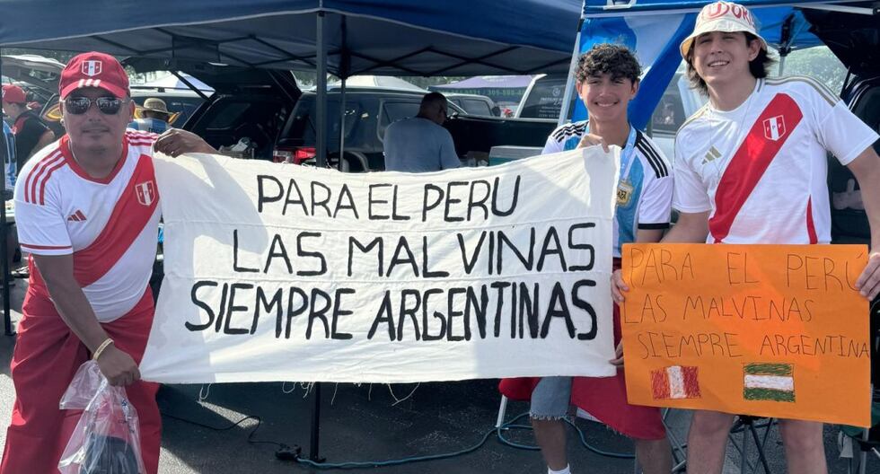 “Las Malvinas siempre serán argentinas”: el mensaje de unión de los hinchas previo al Perú vs Argentina