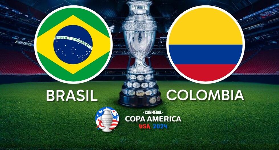 A qué hora juegan y qué canal transmite Brasil vs. Colombia por Copa América 2024: horarios y canales