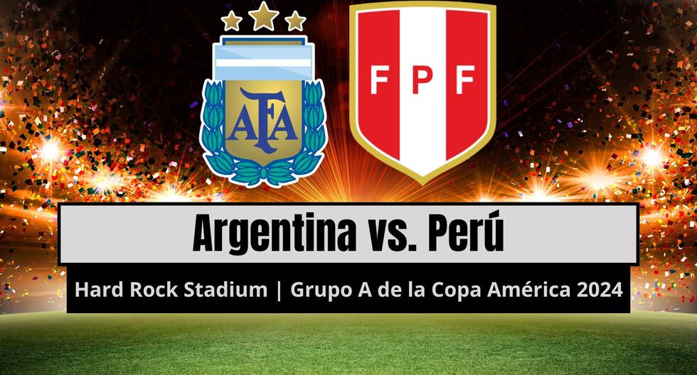 Selección Argentina vs. Perú en vivo, por Copa América 2024: a qué hora juegan, formaciones y cómo ver el partido