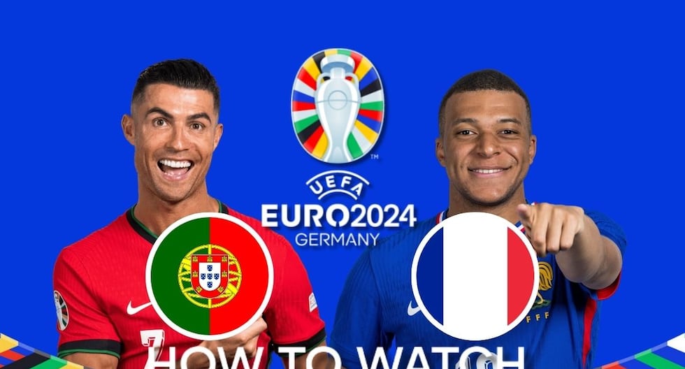 How to watch Portugal vs France with Cristiano Ronaldo: date, start time, TV channel and live streaming the Euro 2024 Quarterfinals