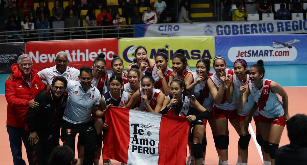 Peru qualified for the U17 Volleyball World Cup: won 3-1 against Ecuador in the 2023 South American Championship [PHOTOS]