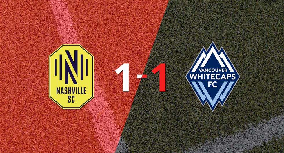 Nashville SC no pudo en casa ante Vancouver Whitecaps FC y empataron 1-1