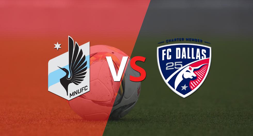 The match between Minnesota United vs FC Dallas begins.