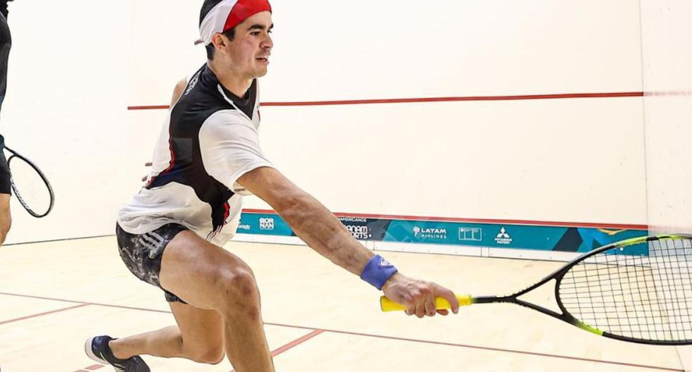 Santiago 2023: Diego Elías qualified for the squash final and is close to being a two-time champion.