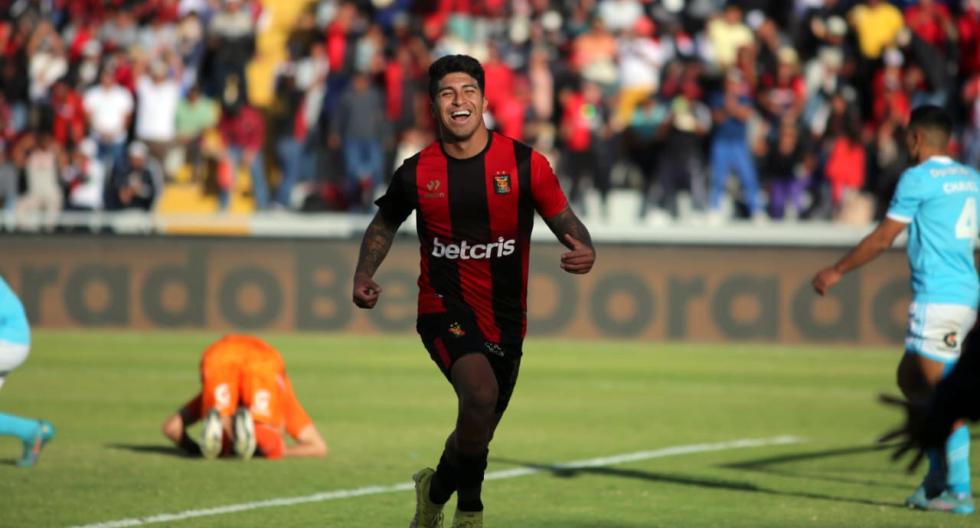 El héroe de la tarde: la reacción de Luis Iberico tras su doblete en el Melgar vs. Sporting Cristal
