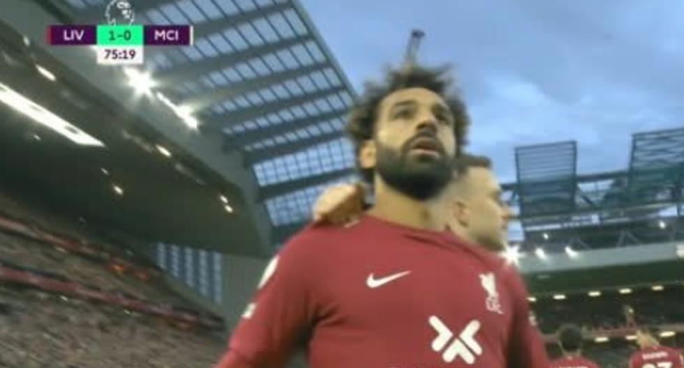 Se terminó la sequía: gol de Salah para el 1-0 en el Liverpool vs. Manchester City 
