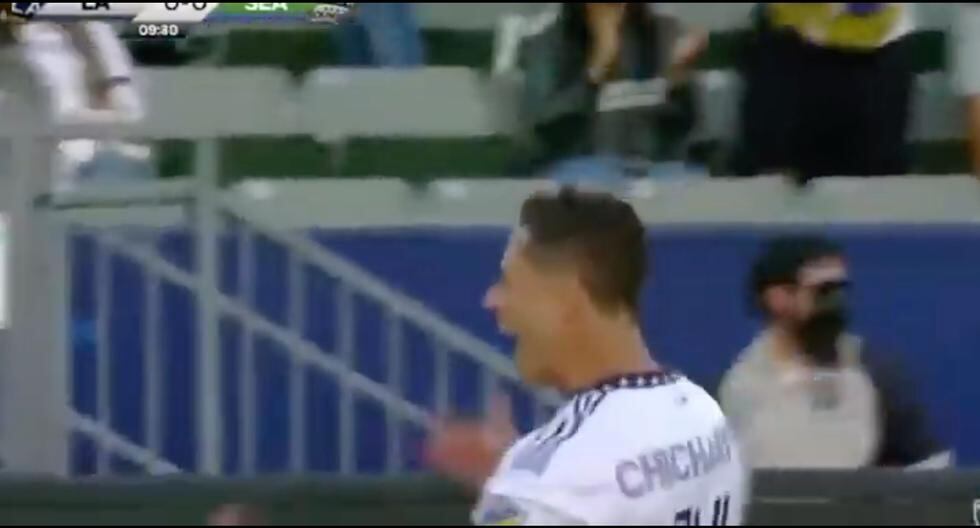 Adelantó ‘Chichagol’: Javier Hernández marcó el 1-0 del LA Galaxy vs. Sounders 