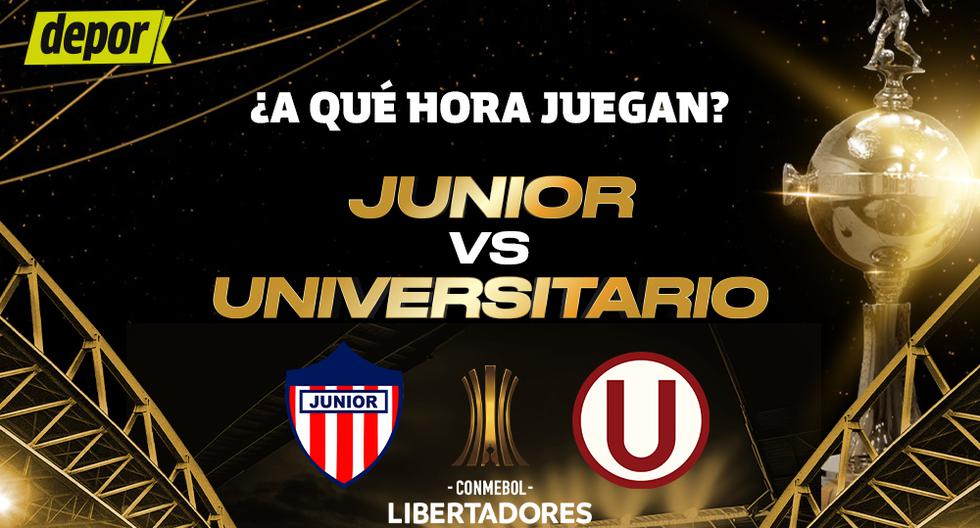 ¿A qué hora juegan Junior vs. Universitario por la fecha 2 de la Copa Libertadores?