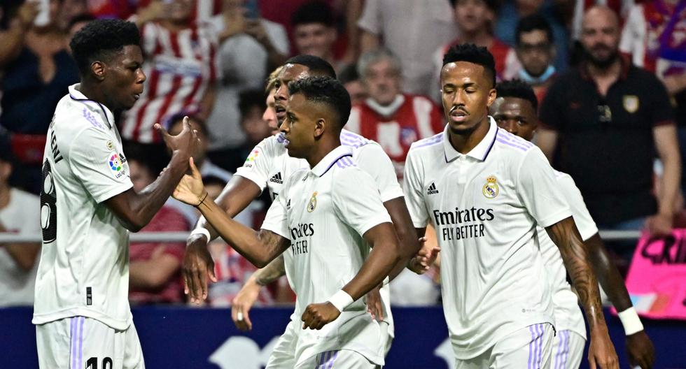 Con goles de Rodrygo y Valverde: Real Madrid venció 2-1 al Atlético de Madrid en LaLiga