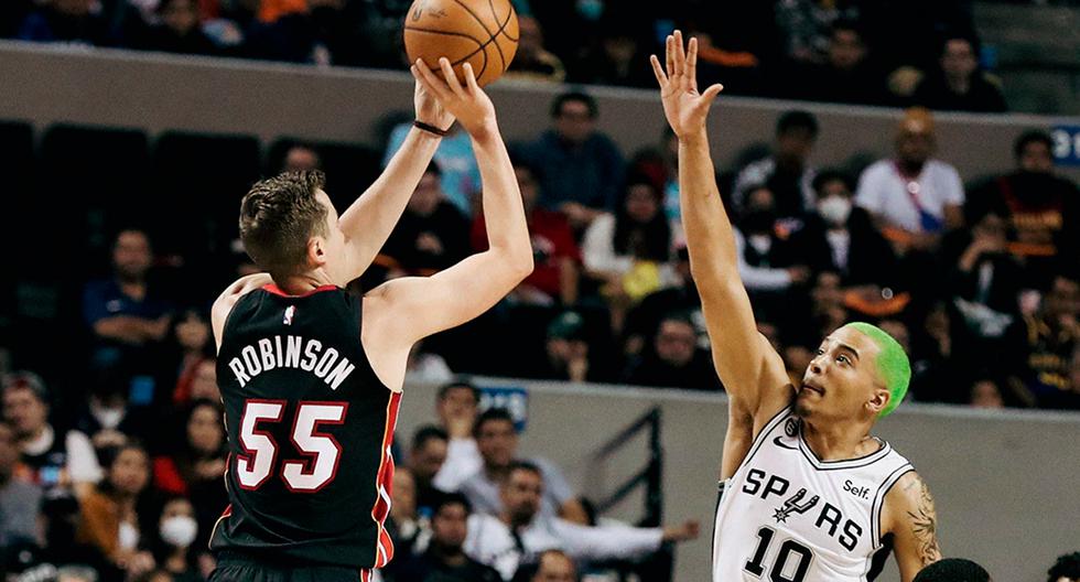 Miami Heat vence a San Antonio Spurs en partidazo de la NBA Mexico City Game 2022