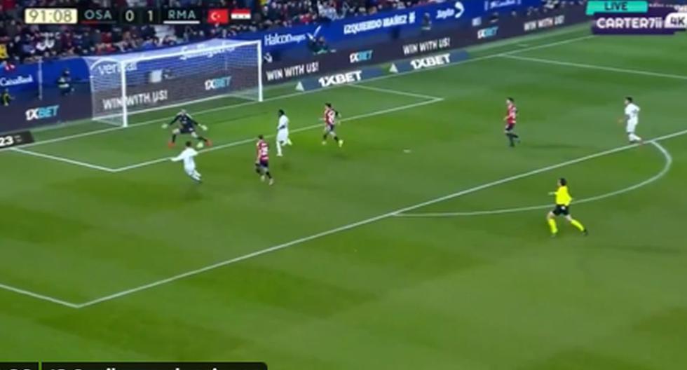 Asistencia de Álvaro Rodríguez, el chico de oro: gol de Asensio para Real Madrid 2-0 Osasuna 