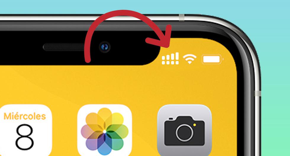 Por qué salen las barras cortadas en el iPhone