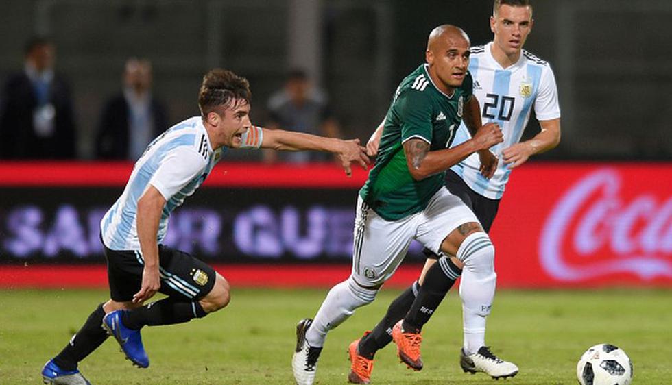 México vs Argentina en Córdoba por amistoso internacional de Fecha FIFA 2018. (Getty)