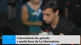 La única frase tras la eliminación de Universitario: "Se sufre muchísimo y va a durar bastante"