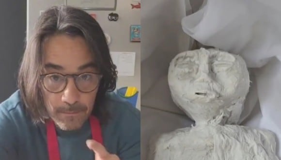 VIDEO VIRAL | Jordi Cruz enseña cómo preparar un alien como el presentado ante el Congreso de México. (Foto: X @JordiCruzPerez)