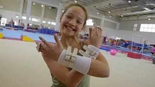 Galilea Huertas: talentosa gimnasta de 13 años que entrena para llegar al Mundial Junior en Turquía