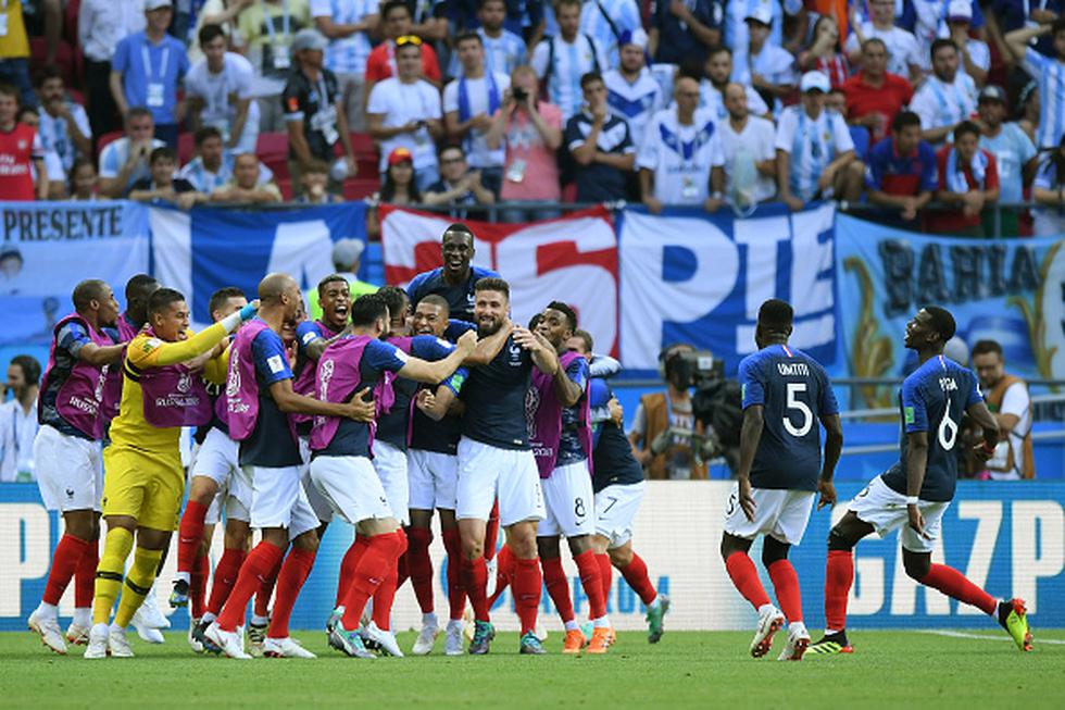Argentina vs. Francia: los Albicelestes quedaron eliminados tras perder 4-3. (Getty)