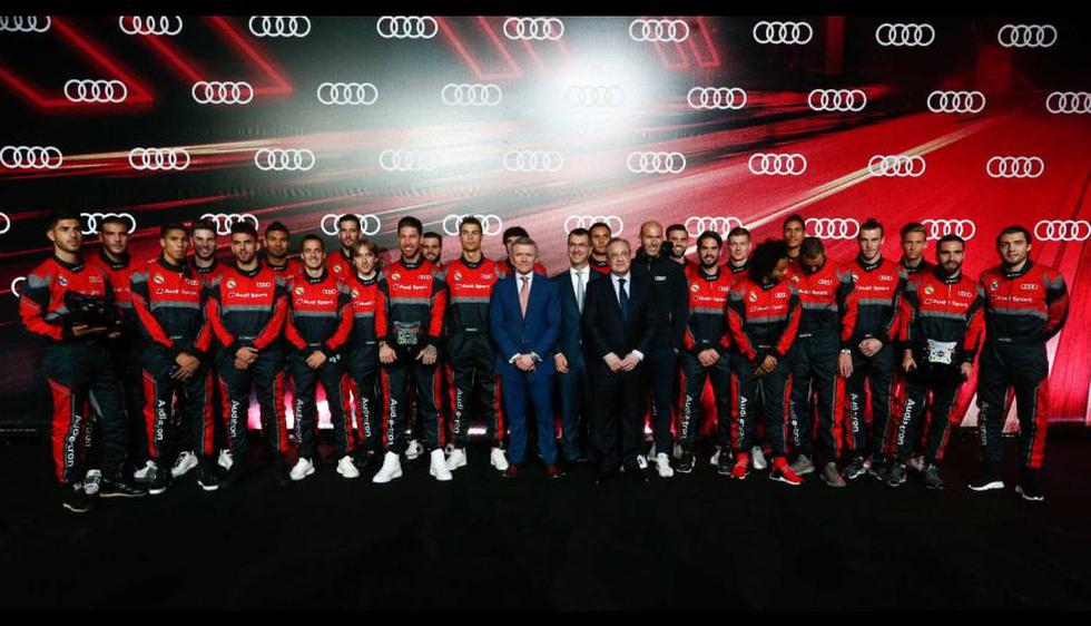 Los 25 Audi que conducirán los jugadores del Real Madrid. (Foto: Real Madrid)