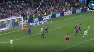 ¡Diego contra el mundo! Lainez 'bailó' a tres defensas del Barza y Betis descontó con un golazo [VIDEO]