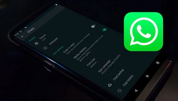 ¡Ya es posible tener el "modo oscuro" de WhatsApp! Función llega a todos los celulares del mundo. (Foto: WhatsApp)