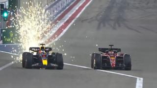 ¿La nueva rivalidad? Verstappen y Leclerc y un intenso duelo una curva del GP de Bahrein