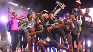 Usain Bolt: su equipo ganó la serie inaugural Nitro Athletics en Australia