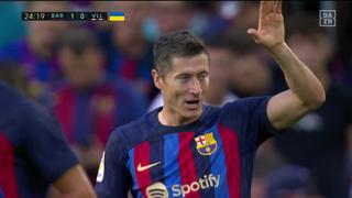 Ya se hace costumbre: Lewandowski anota el 1-0 parcial de Barcelona ante Valladolid [VIDEO]