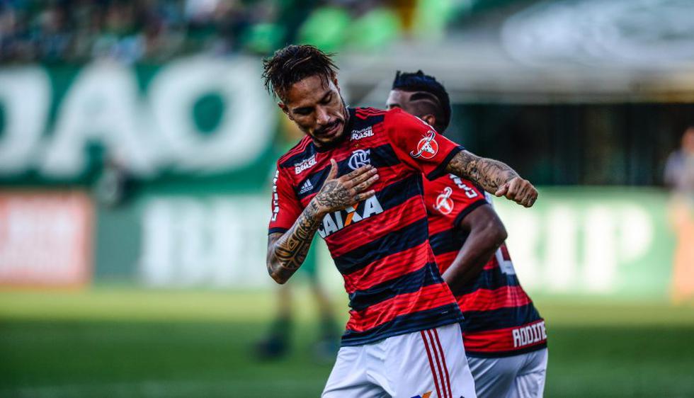 Paolo Guerrero anotó, pero Flamengo perdió 3-2 ante Chapecoense (Foto: Agencias).